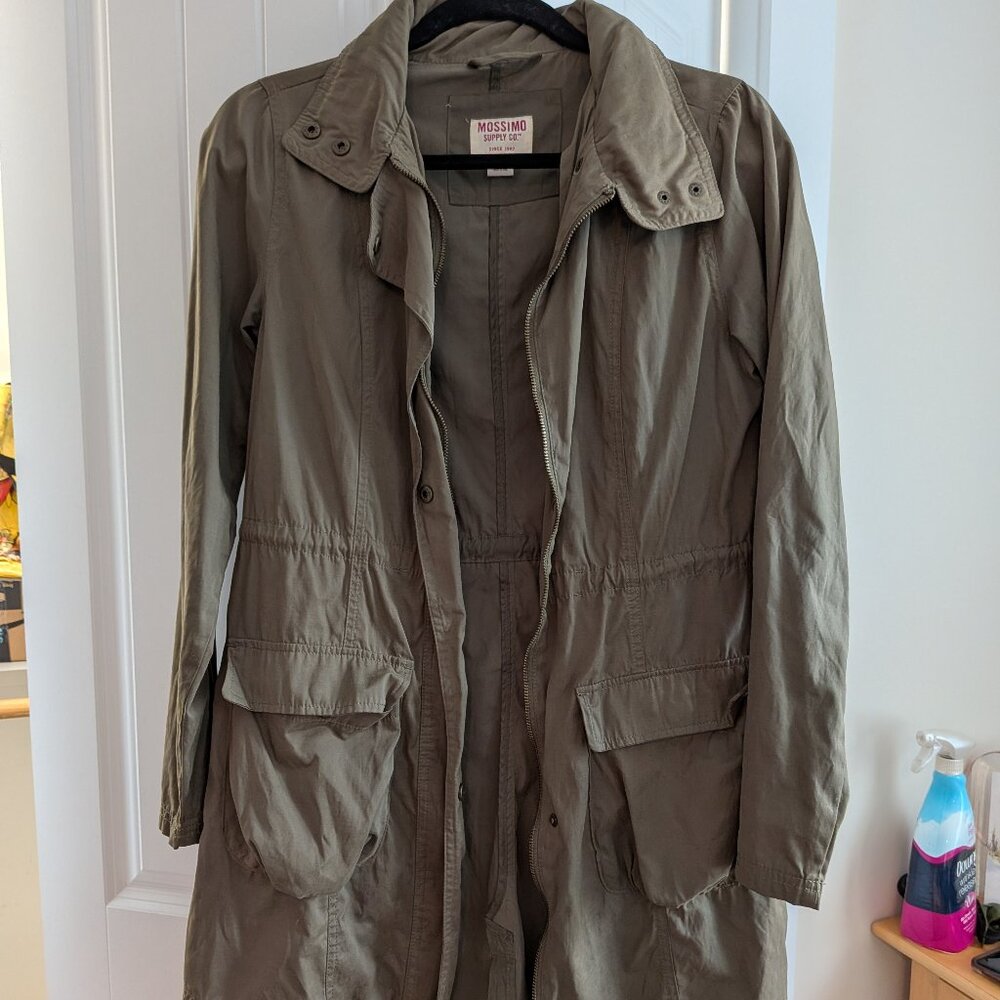 MOSSIMO Supply Co. Lightweight Utility Jacket size Medium
